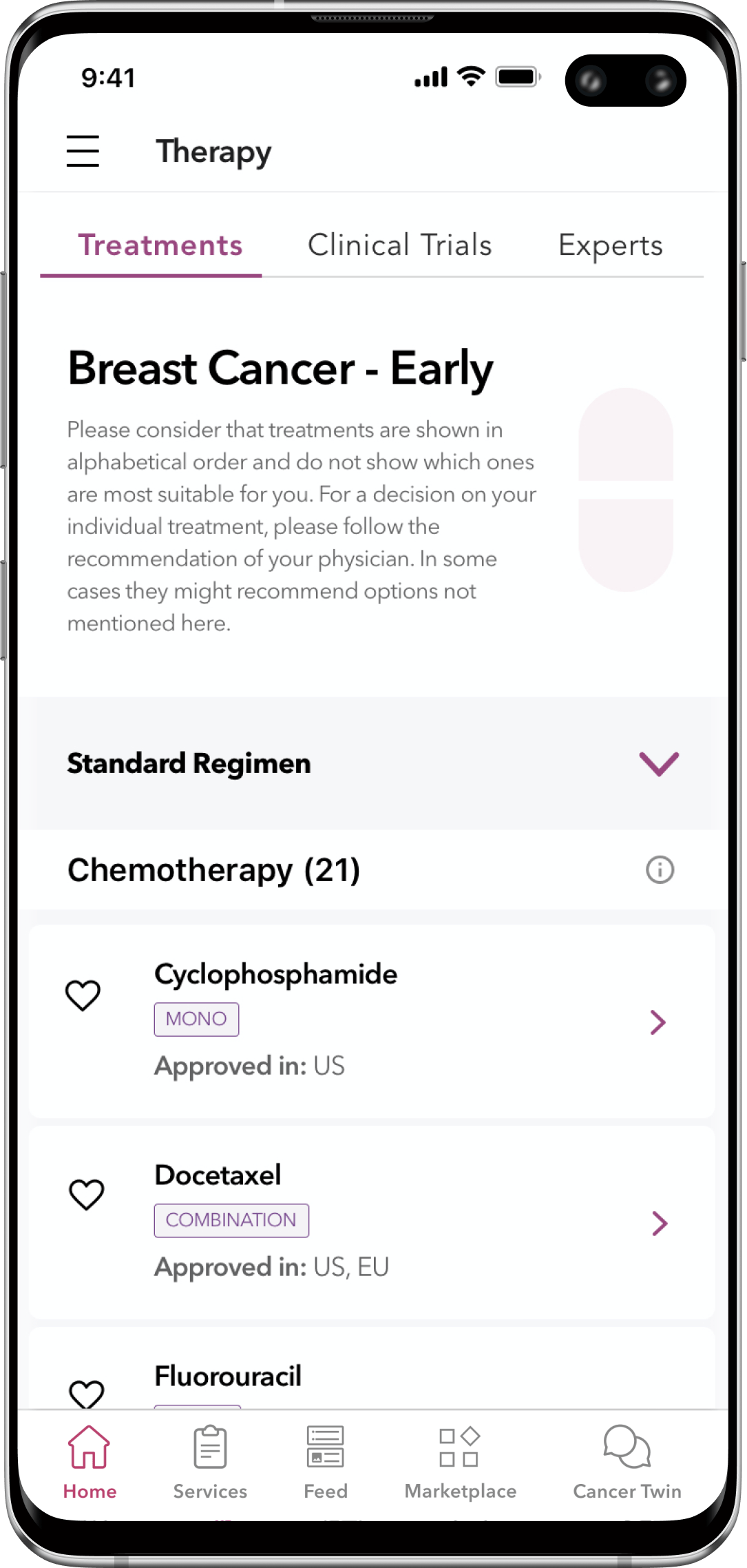 Cancer-App-Treatment-Options